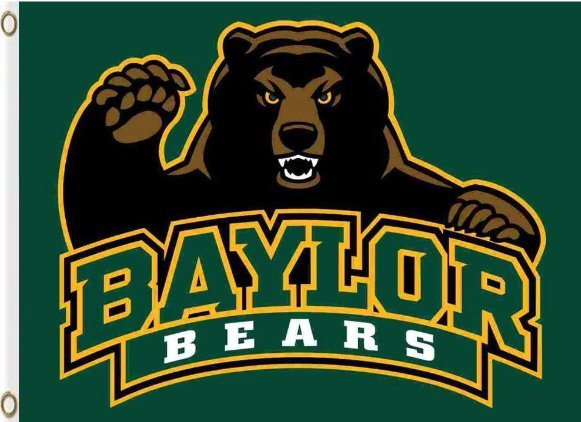 Baylor Bears Hand Sport Flag 3x5ft - $25.00