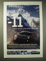 2002 Toyota 4Runner Ad - Everest at -11 Jawbone Chatters. Spine Shivers.  - $18.49
