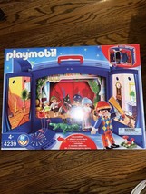 New Playmobil Take Along Theater Stage 4239 Sealed Box 2008 Theatre RARE - £72.56 GBP