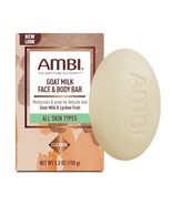 AMBI GOAT MILK FACE &amp; BODY BAR CLEANSINH SOAP FOR ALL SKIN TYPES 5.3oz - £3.69 GBP