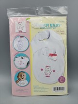 Tobin Ballerina Baby Bear Soft Touch Embroidery Bib Set - $8.30