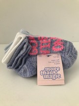 Girl&#39;s Low Cut Socks By More Than Magic 6 Pair Assorted Colors Size S 5.5-8.5 NE - £4.72 GBP