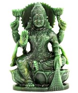 Goddess Laxmi / MahaLakshmi Idol In Natural Columbian Green Jade - 1001 gms - $645.19 CAD