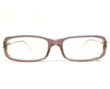 Salvatore Ferragamo Eyeglasses Frames 2616-B 472 Crystals Clear Purple 5... - $55.88