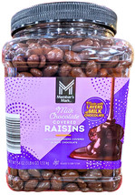 Member&#39;s Mark Milk Chocolate Raisins 54 Oz EXP 04/2026 - $33.28