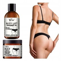 VCee Butt Lift Massage Oil &amp; Butt Lift Cream Set Lifting et remplissage des... - £49.20 GBP