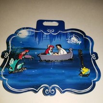 Disney Little Mermaid Pin Set Ariel Eric Kiss The Girl Flounder Sebastian Crab - £19.98 GBP