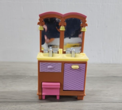 2006 Mattel Fisher Price Loving Family Bathroom Playset - Sink with Mirror - £4.11 GBP