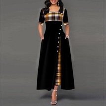 Maxi Dress Black 5XL - £15.61 GBP