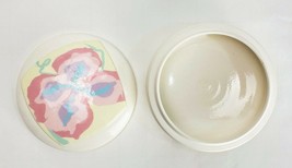Vintage Ceramic Hand Painted Trinket Box Porcelain Unique Collectible Dish  - £14.56 GBP
