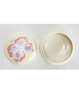 Vintage Ceramic Hand Painted Trinket Box Porcelain Unique Collectible Dish  - £13.69 GBP