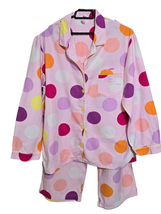 Victoria&#39;s Secret Women&#39;s XL Polka Dot Flannel Pajama Set  - £23.97 GBP
