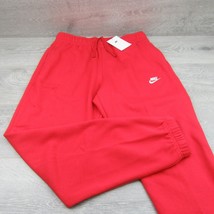Nike Sportswear Club Fleece Jogger Pants Mens Size Large Red NEW BV2737-657 - £31.33 GBP