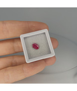 1.14ct Pink Ruby UNHEATED UNTREATED Oval with Report, Offers welcome! - $682.63