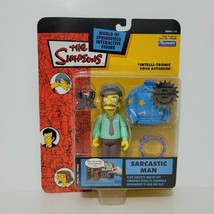 The Simpsons Sarcastic Man World of Springfield Action Figure by Playmates NIB - £23.28 GBP