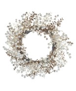 22&quot; Glitter Berry Wreath by Valerie - £155.44 GBP
