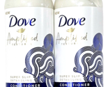 2 Pack Dove Amplified Textures Super Slip Detangling Conditioner For Curls - £24.05 GBP