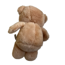 Vintage Sleepover Bear Teddy Toy Plush Pillow 8&quot; Softsheen Sleep Over Ca... - £9.38 GBP