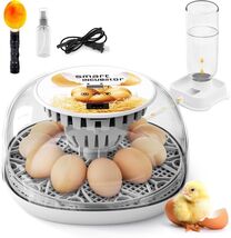 Egg Incubator for Hatching Chicks, Automatic Egg Turner Holds 12 Eggs, S... - $49.89