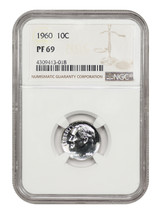 1960 10C NGC PR69 - £40.48 GBP