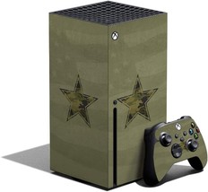 Army Star Mightyskins Skin Compatible With Xbox Series X Bundle: Protective, - $33.96