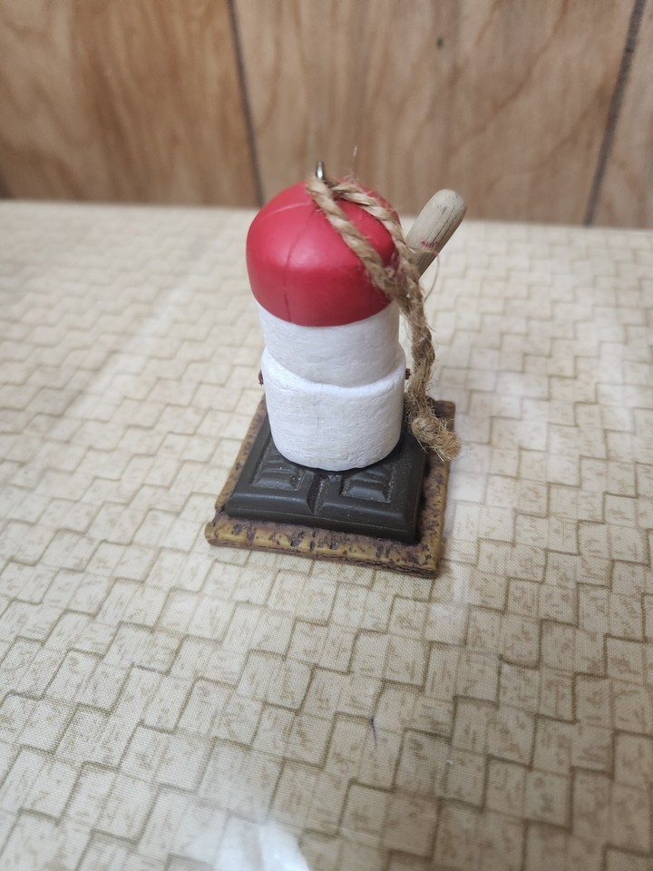 Original Smores Baseball Player Red Hat Ornament  Midwest of Cannon Falls. CUTE! Item image 2