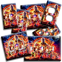 Avengers Endgame Thanos Infinity Stones Light Switch Outlet Wall Plates Room Art - £13.34 GBP+