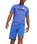 Puma Men&#39;s Essential Logo T-Shirt Royal Sapphire/Blk/Wht-2XL - £14.94 GBP