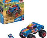 Mega Hot Wheels Race Ace Monster Truck Building Set -  69 Pieces - £3.98 GBP