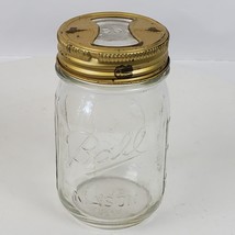 Vintage Ball Mason Jar 61A w/ Lid 5.25 Inch Tall 12 Ounce - £12.64 GBP