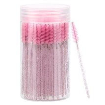 100 Pcs Disposable Mascara Wands Crystal Eyebrow Spoolies Brush for Eyel... - $312.50 MXN