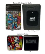 Marvel Comics Genuine Leather Magnetic Removable Wallet in a Collectible... - £11.67 GBP