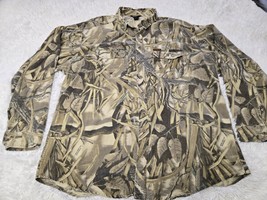 Vintage Woolrich Advantage Wetland XL Long Camo Shirt Chamois Flannel Hu... - $26.28