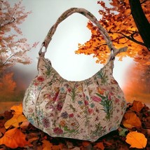 Y2K Floral Insects Hobo Baguette Bag  Shoulder Bag Fairy Cottage Butterfly Moth - £34.35 GBP