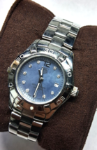 TAG HEUER Link Quartz Date Mother Of Pearl 27mm Ladies Watch WAF1419 - $886.05