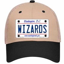 Wizards Washington DC State Novelty Khaki Mesh License Plate Hat - £22.90 GBP