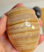 2 Polished Stone Decorative Eggs image 5