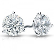Diana M Jewels 2.00 Cts Round Lab Stud Earrings Size One Size - $8,165.67 MXN