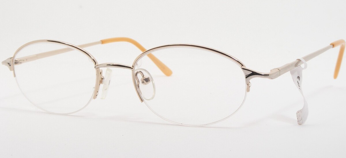 Vintage Optinest ECO-017 C12 Blass Gold Einzigartig Selten Brille 51-19-140 - $56.42