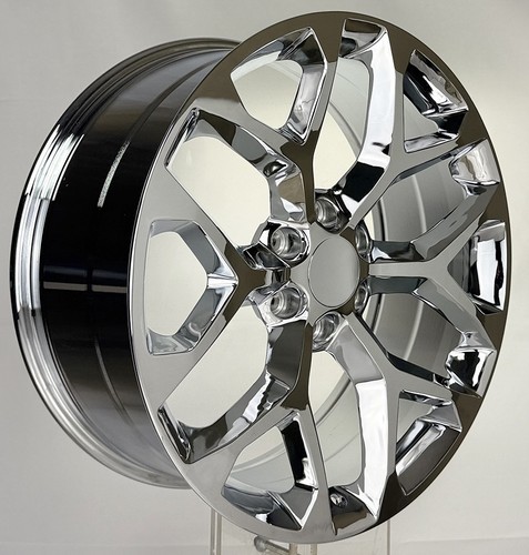 ONE SINGLE Chrome 22" Snowflake Wheel Rim For 2000-2025 GMC Sierra Yukon Denali Item image 2