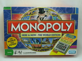 MONOPOLY Here &amp; Now THE WORLD EDITION HASBRO 2008 NEW OPENED BOX - $38.49