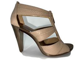Michael Kors Berkley T Strap Heel Sandals Sz 7 New - £60.32 GBP