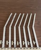 Group Of 7 Metal Mannequin Calf Rods Only-set #2 - $29.70