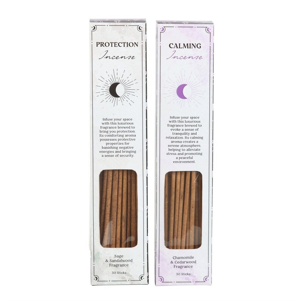 Set of 2 Calming & Protection Incense Stick Kits - Healing Spiritual Smudging Se Item image 4