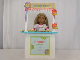 American Girl doll  2014 18” American Girl Snack Stand with Accessories Retired - £74.96 GBP