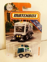 Matchbox 2019 #083 White MBX Mini Swisher Sweeper Truck MBX Service Seri... - $9.99