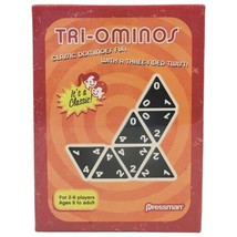 Tri-Ominos Classic Dominoes Fun with A Three-Sided Twist Pressman 2009 - £14.50 GBP