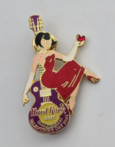 Hard Rock Cafe Guangzhou Valentine&#39;s Day 2001 Red Dress Girl HRC Lapel H... - £11.58 GBP