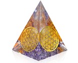 Orgone Pyramid - Aura Healing Crystal E-Energy Protection Orgone Energy - $37.92