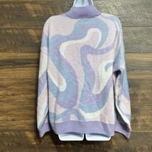99 Jane Street Sweater 2X Acrylic Y2K Swirls Lavender Boho Girl Grundy C... - $212.49 MXN
